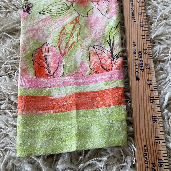 Christopher & Banks size M women's Floral blazer Spring Summer button jacket - Picture 11 of 14